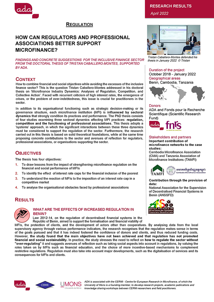 Research results of the thesis