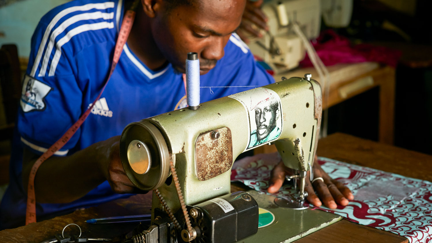 Jeune entrepreneur au Burkina Faso.