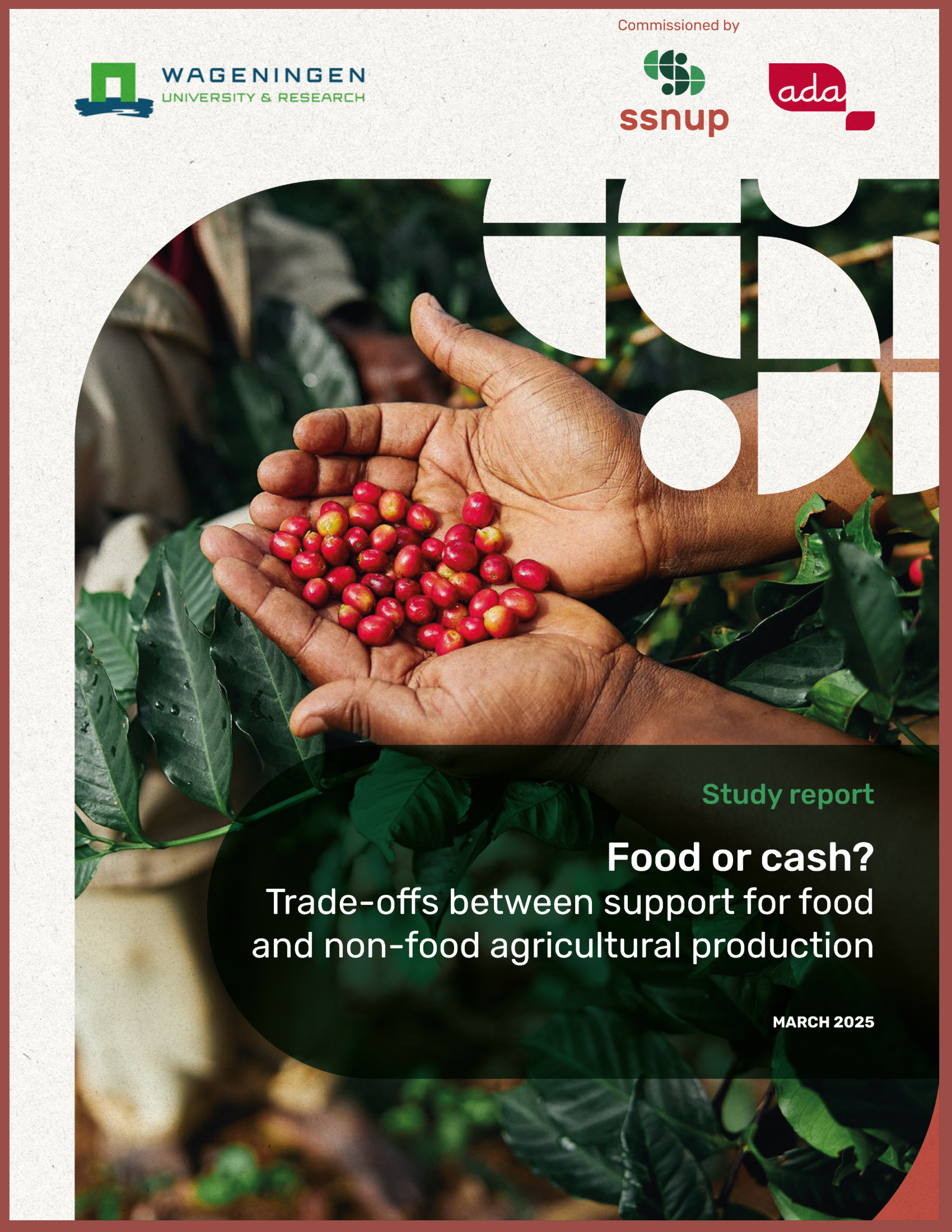 Cover Food or cash?  Trade-offs between support for food and non-food agricultural production