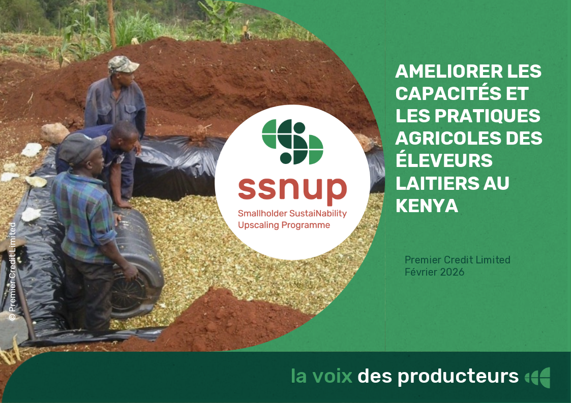 Éleveurs laitiers au Kenya. Copyright : Premier Credit Limited