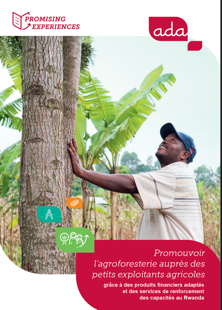 Couverture : Promouvoir l’agroforesterie auprès des petits exploitants agricoles grâce à des produits financiers adaptés et des services de renforcement des capacités au Rwanda