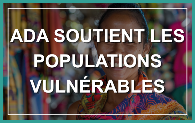 Bouton ADA soutient les populations vulnérables