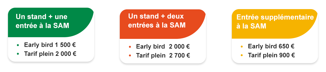 Tarifs SAM